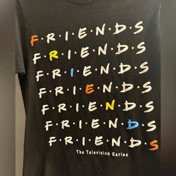 Vintage FRIENDS the Television Series Men's t shirt size Small 34-36 EUC - Picture 2 of 6